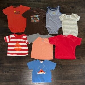 Assorted Short Sleeve and Tank Onesies and Short Sleeve Tee Shirts